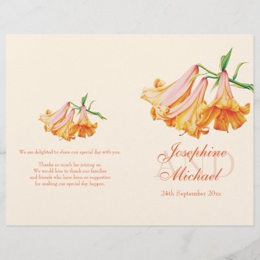 Lily bell Lilies groot trouwprogramma (Voorkant)