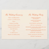 Lily bell Lilies trouwprogramma (Achterkant)