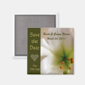 Lily bewaar de datummagneet magneet (Voorkant / Achterkant)