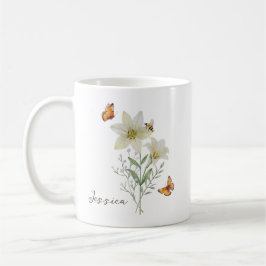 Lily Birth Month Flower Koffiemok