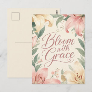 Lily: Bloei met gratie Briefkaart