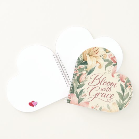 Lily: Bloei met Gratie Notitieboek (Binnen)