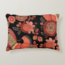 Lily bloem naadloze patroon gooi kussen