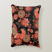 Lily bloem naadloze patroon gooi kussen (Achterkant (Verticaal))