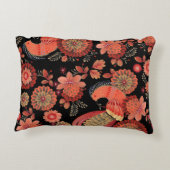 Lily bloem naadloze patroon gooi kussen (Achterkant)