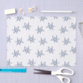 Lily bloem tekening patroon tissuepapier (Craft)