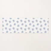 Lily bloem tekening patroon yogamat (Voorkant (horizontaal))