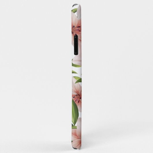 Lily bloemen. Floral patroon Case-Mate iPhone Case (Achterkant/rechts)