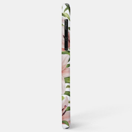 Lily bloemen. Floral patroon Case-Mate iPhone Case (Achterkant/links)