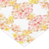  Lily Bloemen Pastel Roze Geel Tafelkleed (Gekanteld)