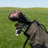 Lily Bloemen & Vlinder Golfheadcover (Insitu)