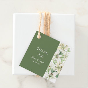 LILY Bloesem Elegantie Bedankjes Labels