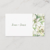 LILY Bloesem Elegantie Plaatskaartje (Voorkant)