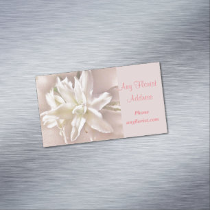 Lily Blossom Blush Magnetisch Visitekaartje