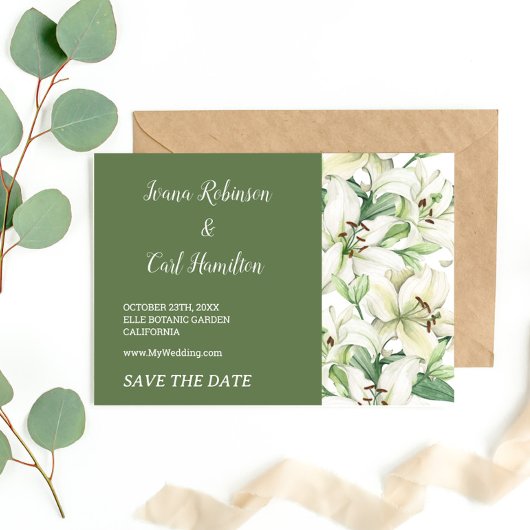 LILY Blossom Elegantie Save The Date
