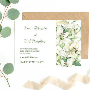 LILY Blossom Elegantie Save The Date