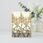 Lily Border door Alphonse Mucha Briefkaart (Staand voorkant)