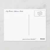 Lily Border door Alphonse Mucha Briefkaart (Achterkant)