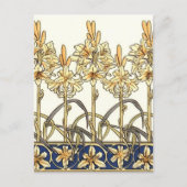 Lily Border door Alphonse Mucha Briefkaart (Voorkant)