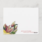Lily Bouquet Celebration Gift Briefkaart (Achterkant)