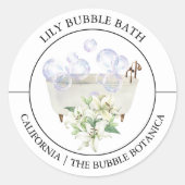 Lily Bubble Bath label (Voorkant)