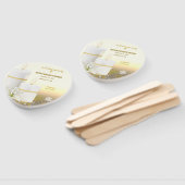 Lily Candle Funeral Memorial Handwaaier (Niet-gemonteerd)