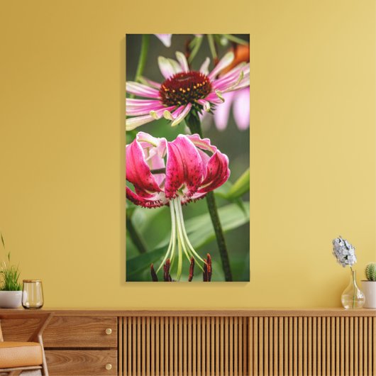 Lily canvas afdruk (Insitu (Woonkamer))