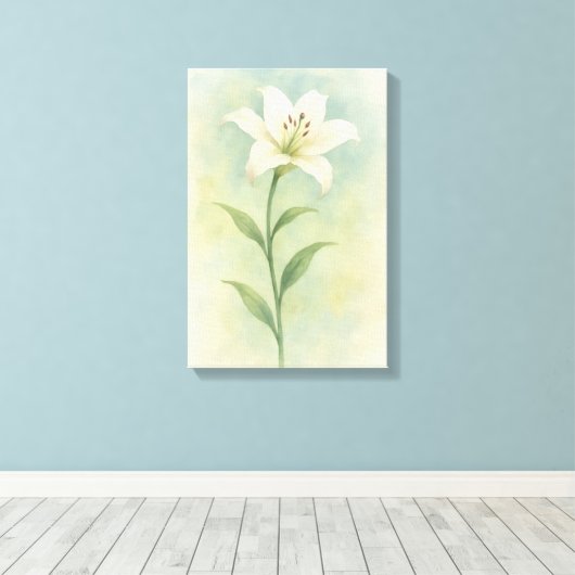 Lily Canvas Afdruk (Insitu (Houten vloer))