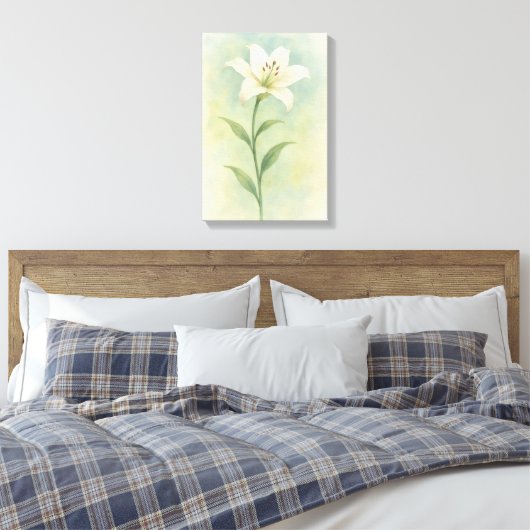Lily Canvas Afdruk (Insitu (Slaapkamer))
