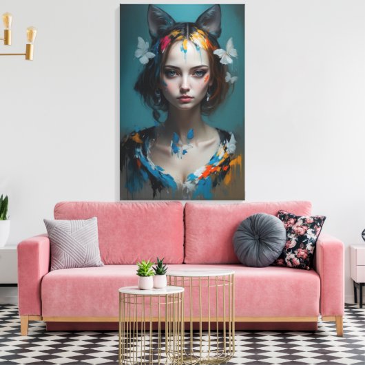 Lily Canvas Afdruk (Insitu (Woonkamer))