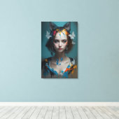 Lily Canvas Afdruk (Insitu (Houten vloer))