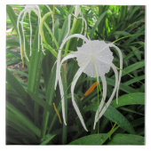 Lily Ceramic Tegel Trivet 6 x6 Tegeltje (Voorkant)