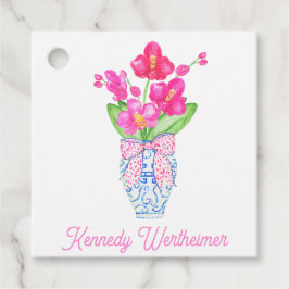 Lily Chinoserie Gift Favor Tag Bedankjes Labels