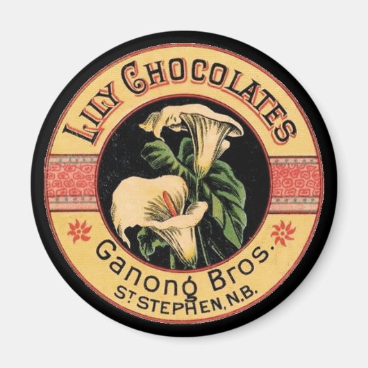 Lily Chocolates Magneet (Voorkant)