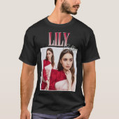 Lily Collins Classic T-Shirt (Voorkant)