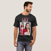Lily Collins Classic T-Shirt (Voorkant volledig)