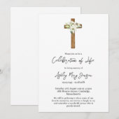 Lily Cross-herdenkingsdienst Kaart (Voorkant / Achterkant)
