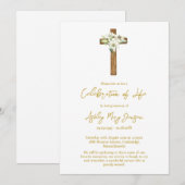 Lily Cross-herdenkingsdienst Kaart (Voorkant / Achterkant)