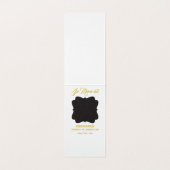 Lily Cross Schriftuur Foto Herdenkingsdienst Kaart (Binnenkant ongevouwen)