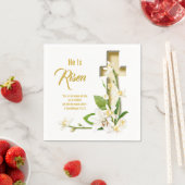 Lily Cross Scripting Hij wordt gerezen Servet (Insitu)