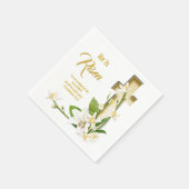 Lily Cross Scripting Hij wordt gerezen Servet (Hoek)