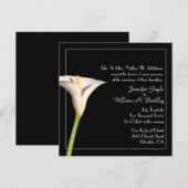 Lily Custom Wedding Invitation Kaart (Voorkant / Achterkant)