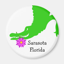 Lily, de Sarasota alligator Magneet