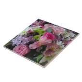 Lily Dianthus Roos Daisy Flower Mix Tile Tegeltje (Zijkant)