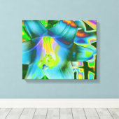 Lily Digitaal Verbeterde schroot van Canvas Afdruk (Insitu (Houten vloer))