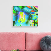 Lily Digitaal Verbeterde schroot van Canvas Afdruk (Insitu (Woonkamer))
