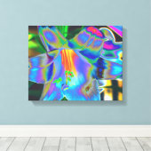 Lily Digitaal Verbeterde schroot van Canvas Afdruk (Insitu (Houten vloer))