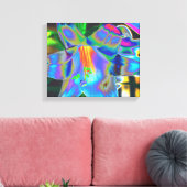 Lily Digitaal Verbeterde schroot van Canvas Afdruk (Insitu (Woonkamer))