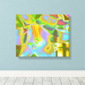 Lily Digitaal Verbeterde schroot van Canvas Afdruk (Insitu (Houten vloer))
