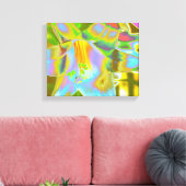 Lily Digitaal Verbeterde schroot van Canvas Afdruk (Insitu (Woonkamer))